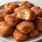 angel cake churro bites dessert on kitchen counter with warm evening light and family ambience