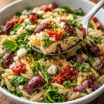 orzo pasta salad simple flavorful quick weeknight dinner recipe