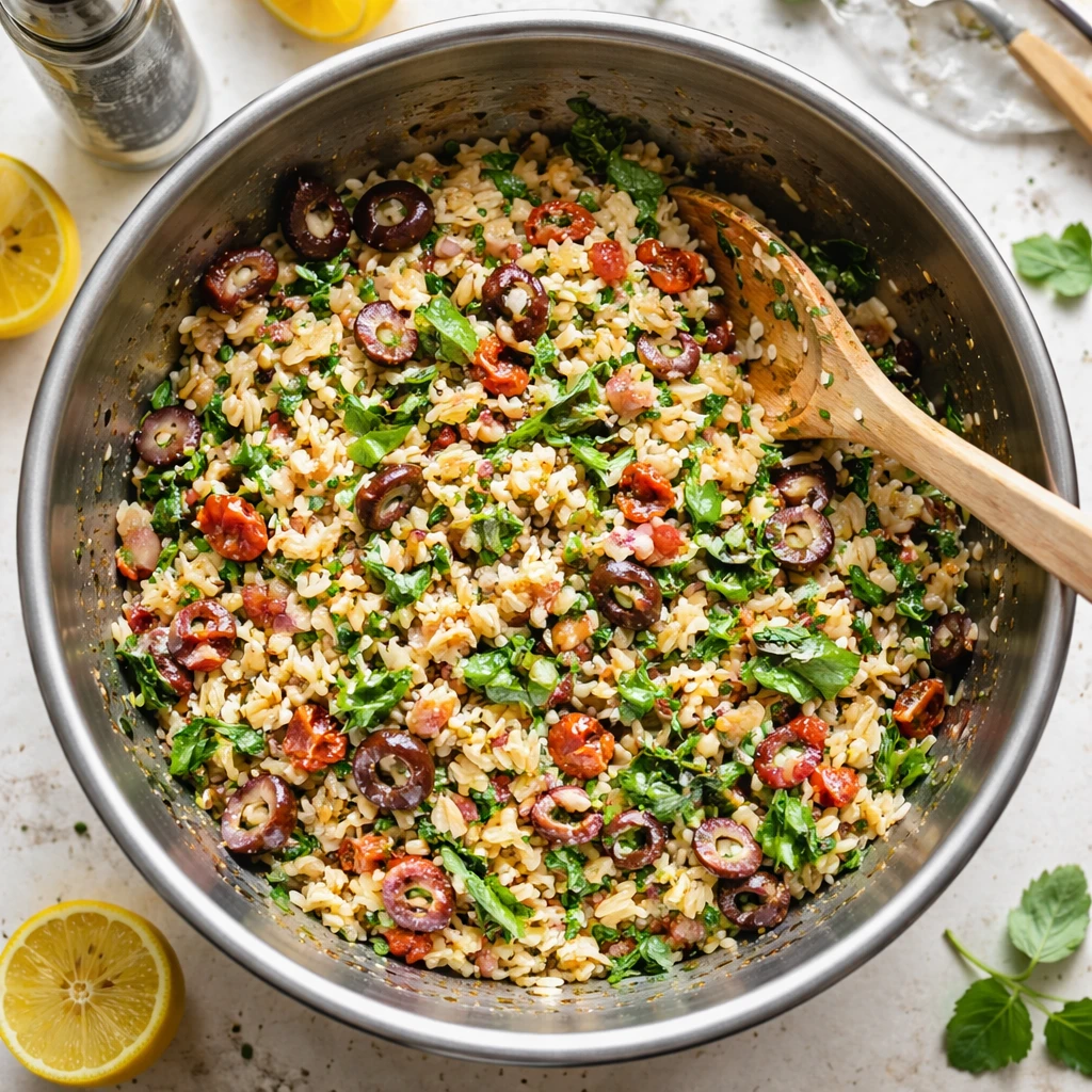 orzo pasta salad simple flavorful quick weeknight dinner recipe