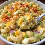 deviled egg macaroni salad creamy comforting easy recipe for busy days