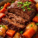 Korean style pot roast slow cooked tender flavorful homemade recipe
