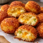 crispy cheesy mashed potato bites golden brown appetizers made with creamy mashed potatoes and melted cheese