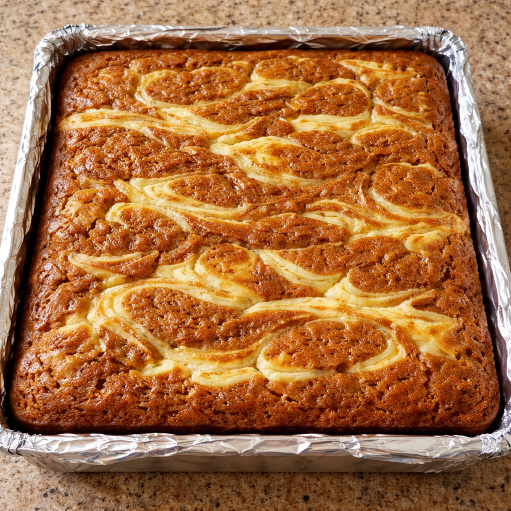 carrot cake cream cheese bars on kitchen countertop with golden afternoon light and warm cozy atmosphere