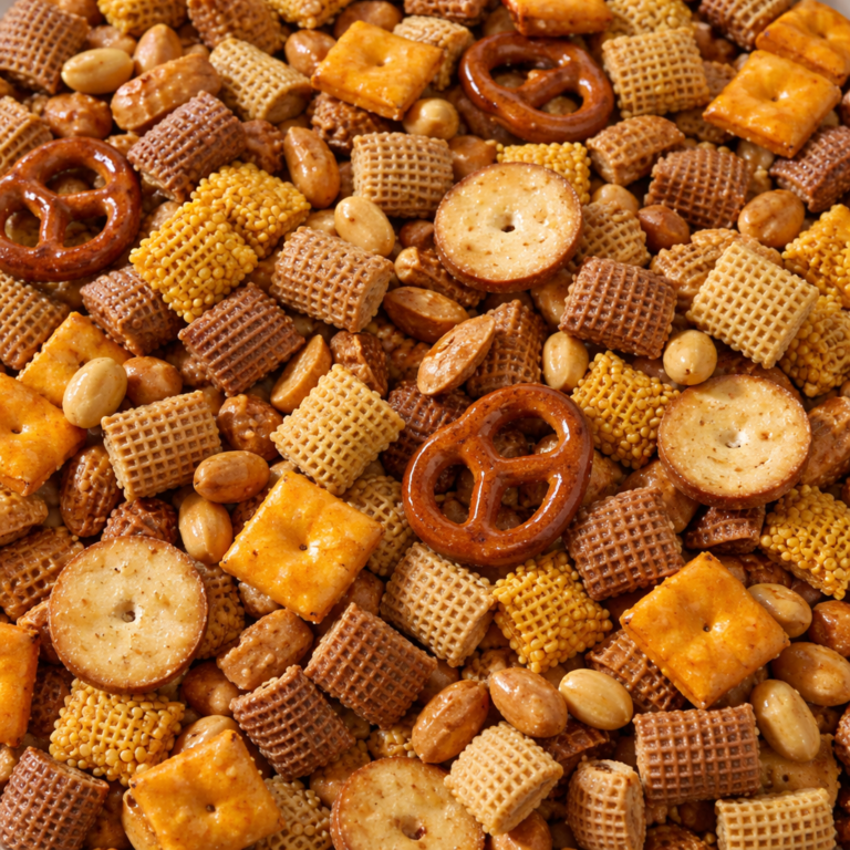 chex snack mix savory buttery aroma cozy gatherings crunchy flavorful bits snack food