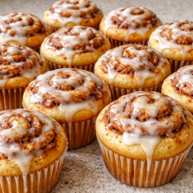cinnamon roll cupcakes fresh baked sweet breakfast treat with cinnamon aroma