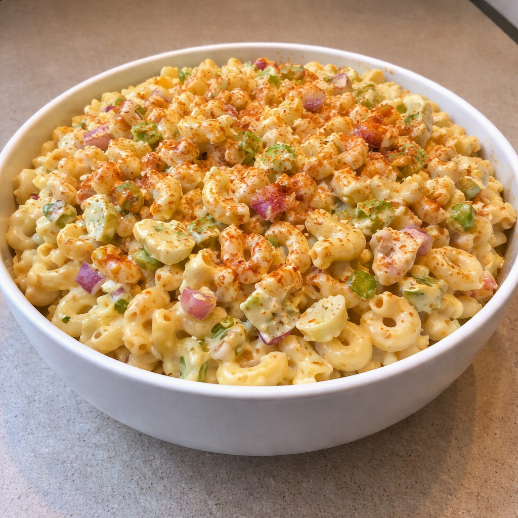 Deviled Egg Macaroni Salad