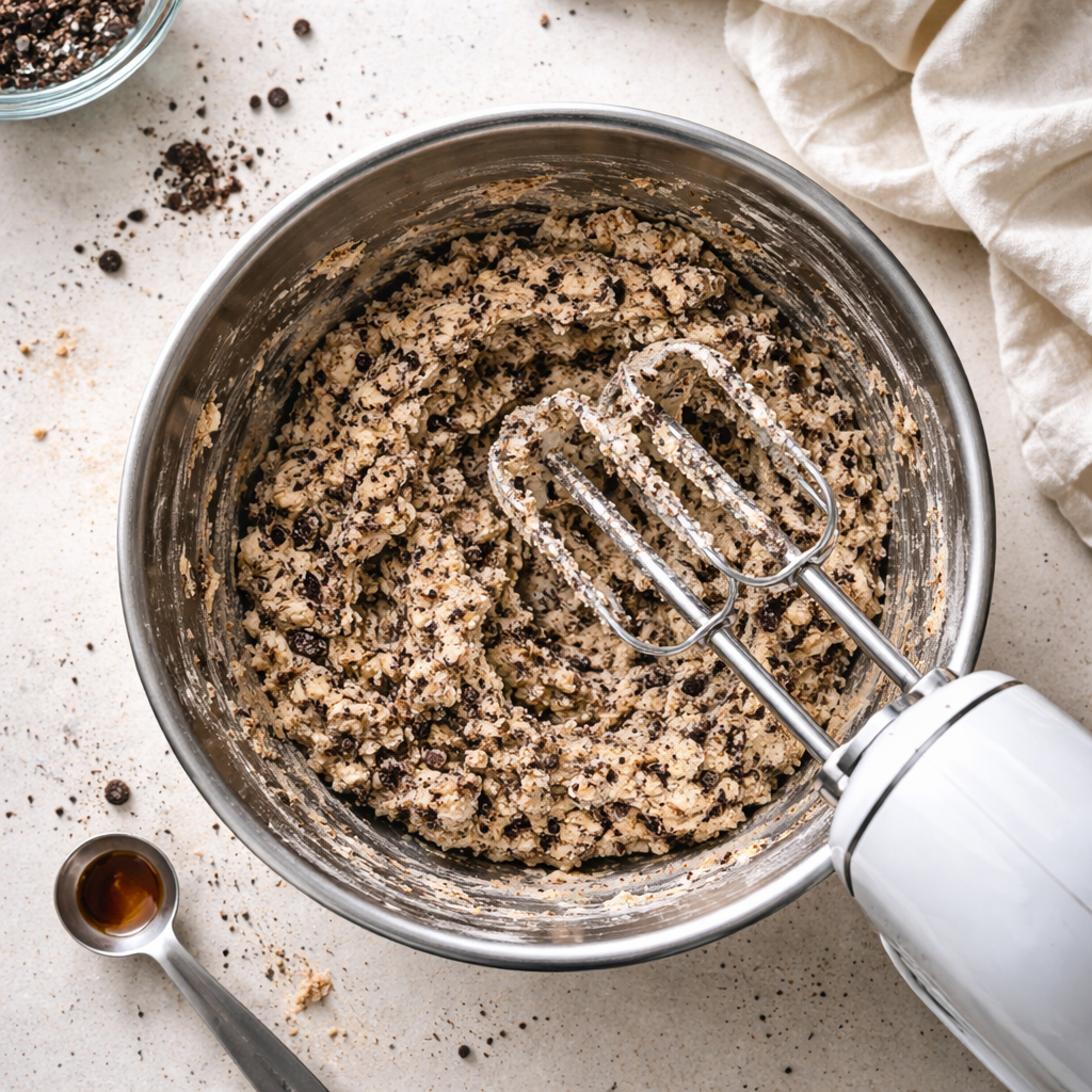 Cream Cheese Oreo Protein Balls preparation photo
