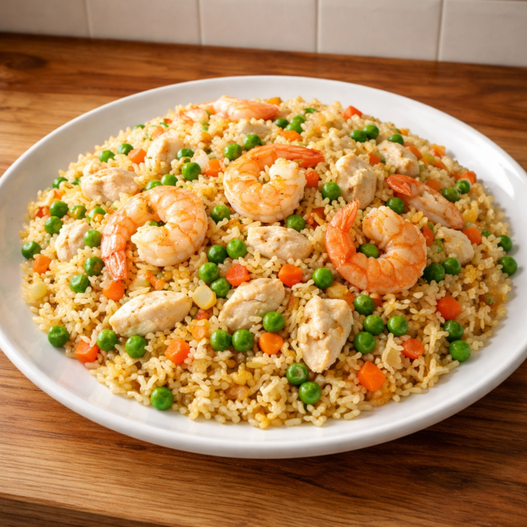 Seafood Fried Rice – A Savory Mix of Shrimp, Crab & Veggies featured photo