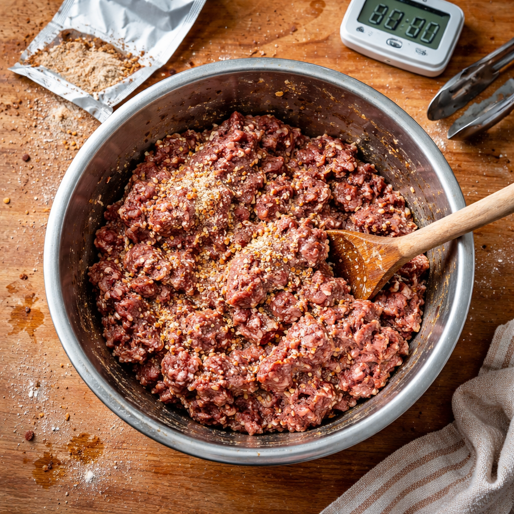Big Mac Sliders preparation photo