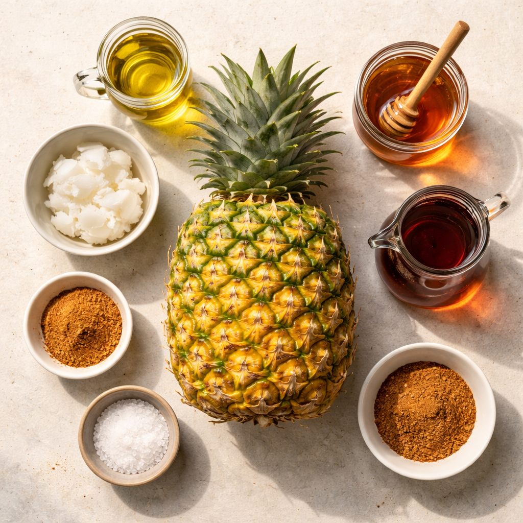 Air Fryer Pineapple Chunks ingredients photo