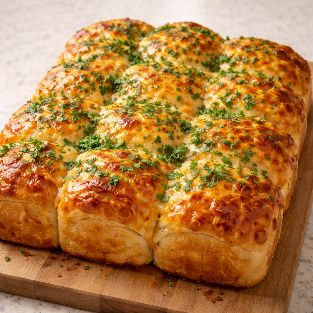 Easy Cheesy Garlic Bread featured photo