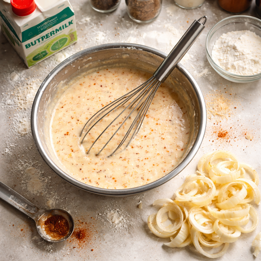 Baby Bloomin' Onions preparation photo