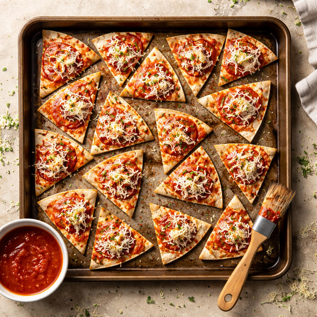 Crispy Pizza Chips: Your New Favorite Snack Adventure preparation photo