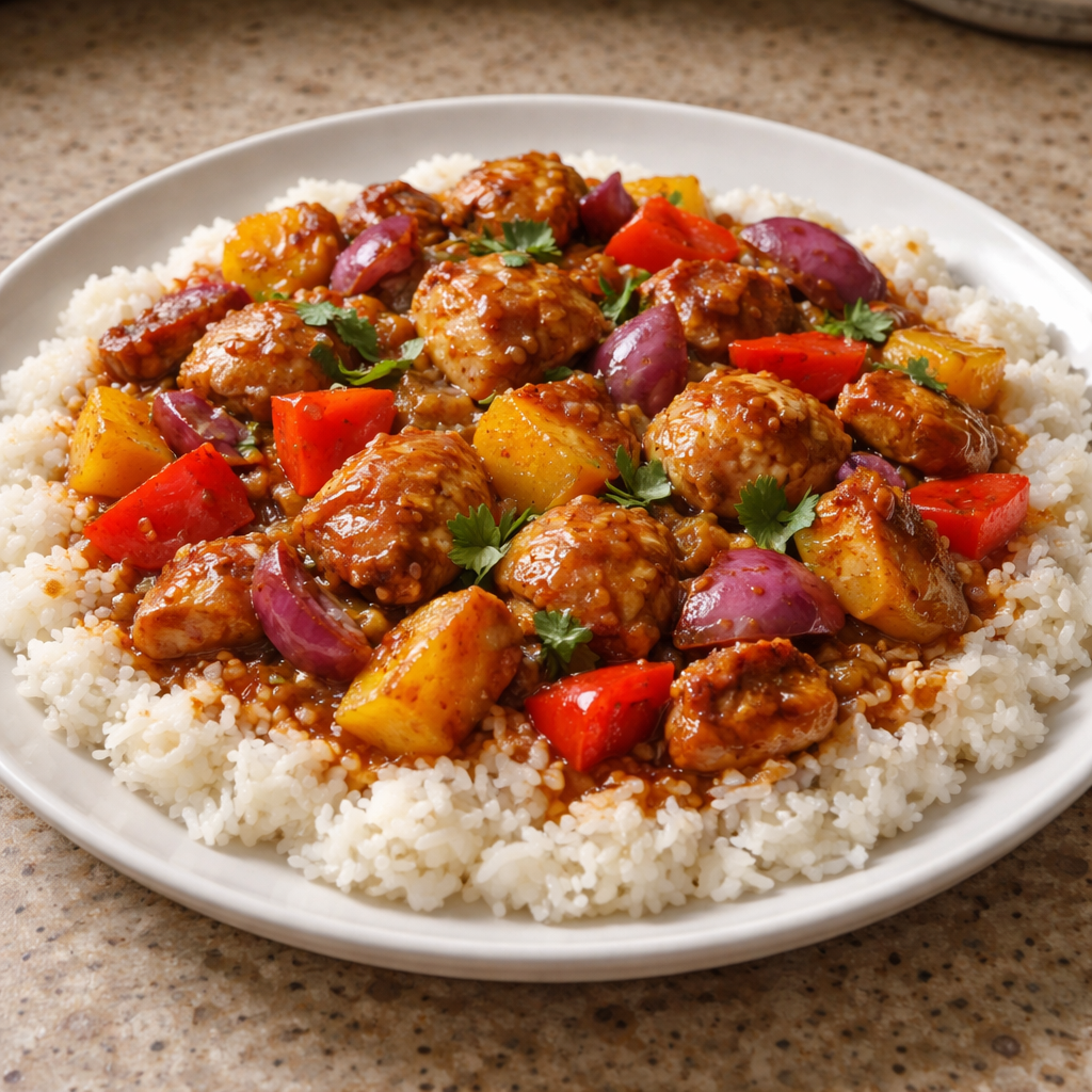 Hawaiian Chicken with Coconut Rice: Easy Tropical Dinner Recipe