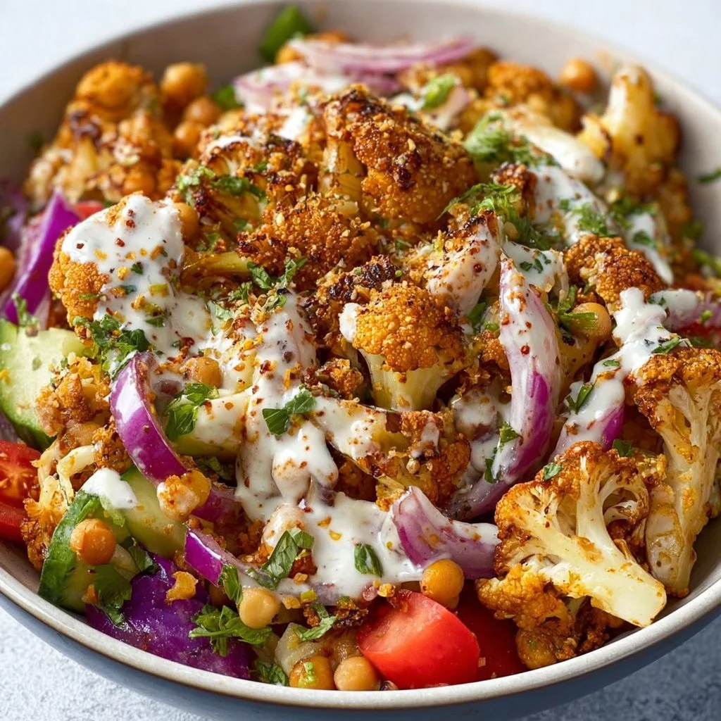 Cauliflower Shawarma Bowl (Easy Sheet Pan Dinner)