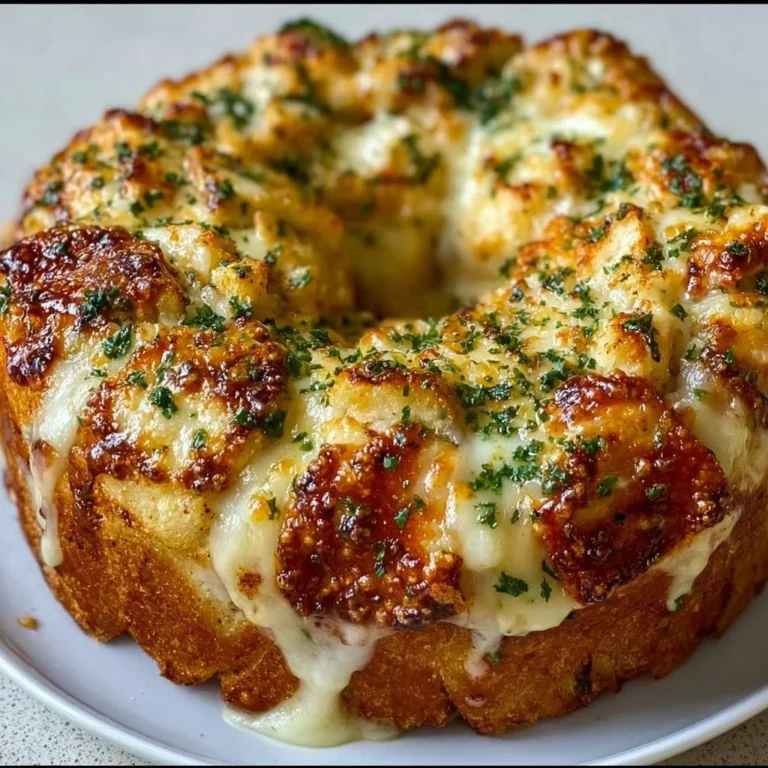 Delicious Chicken Alfredo Monkey Bread, a savory twist on traditional recipes.
